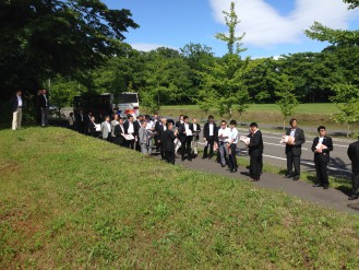 史跡カリンバ遺跡を見学